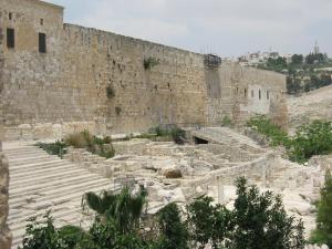 Southern wall of what remains of the Temple Mount.