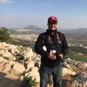 Me on top of Mt. Precipice in Nazareth.