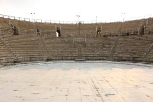 Roman amphitheatre at Caesarea.